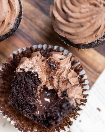Triple Chocolate Cupcakes