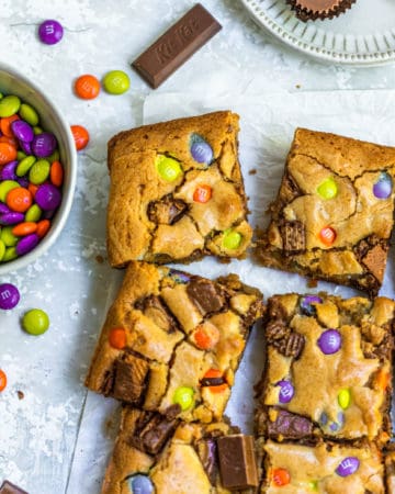 Halloween Candy Blondies
