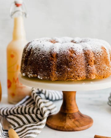 Apple Cake with Sangria