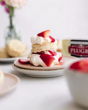 Strawberry Shortcake with biscuits