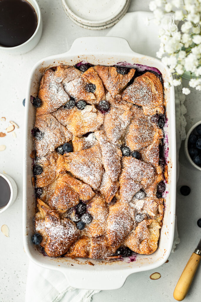 Blueberry Almond French Toast